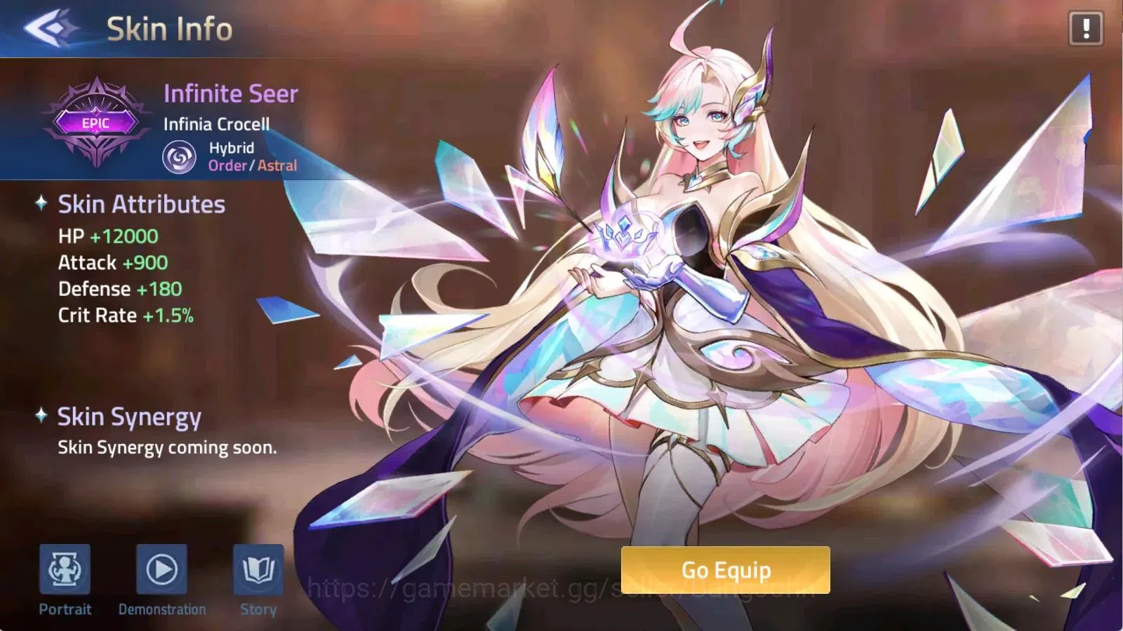 Mobile Legends: Adventure Accounts 70380| L273 VIP10 314M POWER CAMP 65-4 8 UR Achlys Alice Eos Silvanna 3 Epic Skins 14