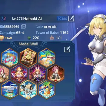 Mobile Legends: Adventure Accounts 70380| L273 VIP10 314M POWER CAMP 65-4 8 UR Achlys image 1