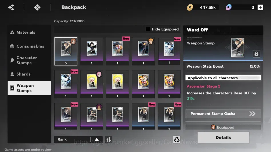 BLEACH: Soul Resonance Accounts [Nuverse SEA Server] Lv 16|FreshStarter SR(Yoruich image 2