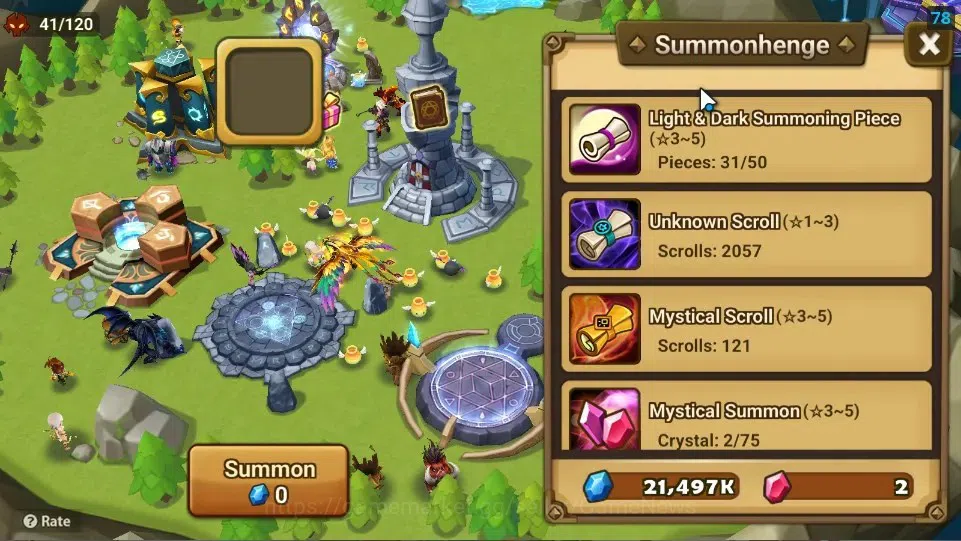 Summoners War: Sky Arena Accounts Starter ASIA|Lv 26|Ready Gacha|103 12 YSC + 160 11 YSC + 3 LAAS + 5 LS + 4 LDS + 121 MS |1 11