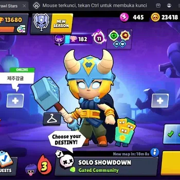 Brawl Stars Accounts Trophy 13680|73 Brawlers|8 Max(Brock,Bibi,Edgar,Mortis,Fang,Spike,ETC)|4 Hc,9 Mythic,58 Epic Skins|2532