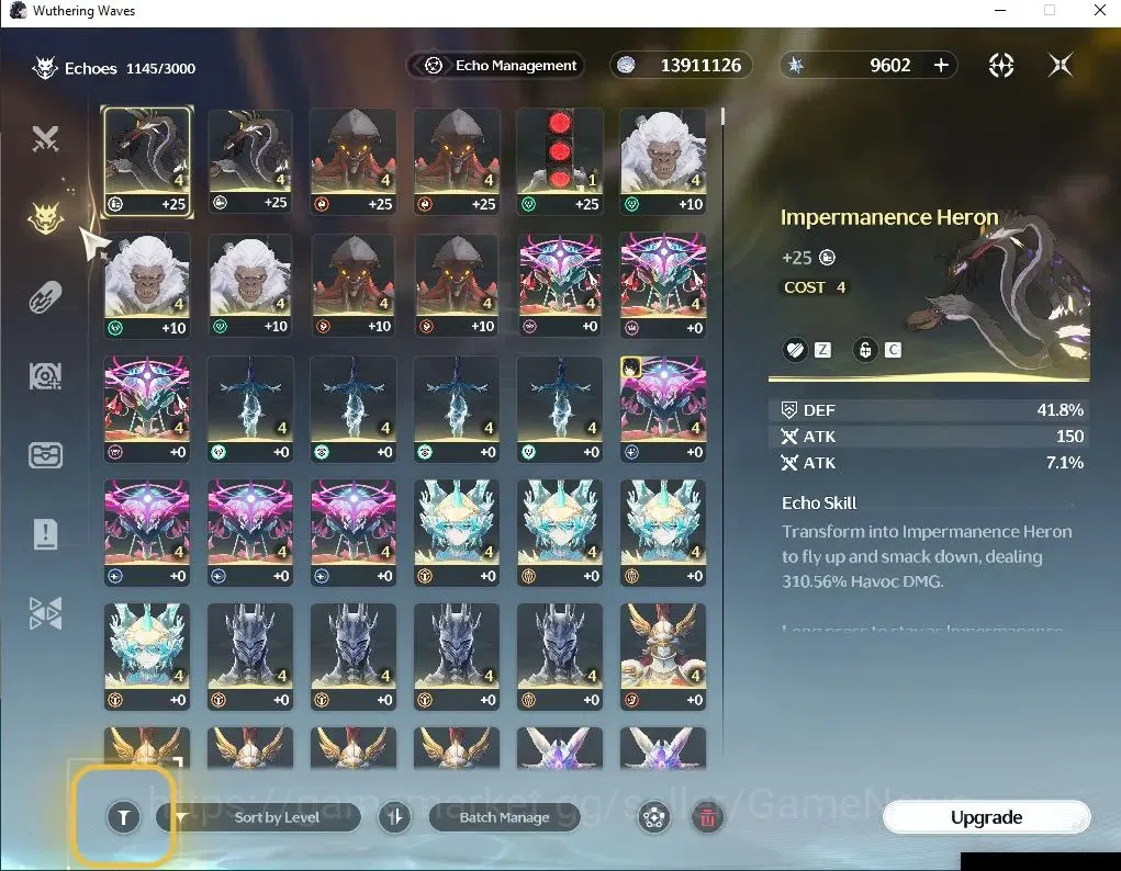 Wuthering Waves Accounts NA | UL 47 | 9,6K Astrite+124 Lustrous Tide |1 Lim image 7