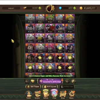 The Seven Deadly Sins: Grand Cross Accounts Others GLOBAL|1M CC|177 DM|1 LR,7 UR|P Eli,Meresca,N