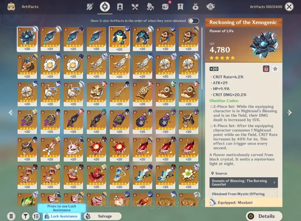 Genshin Impact Accounts ASIA|AR 56|8 Limited +5(*5Weapon)|Nefer,Lauma,Flin image 12