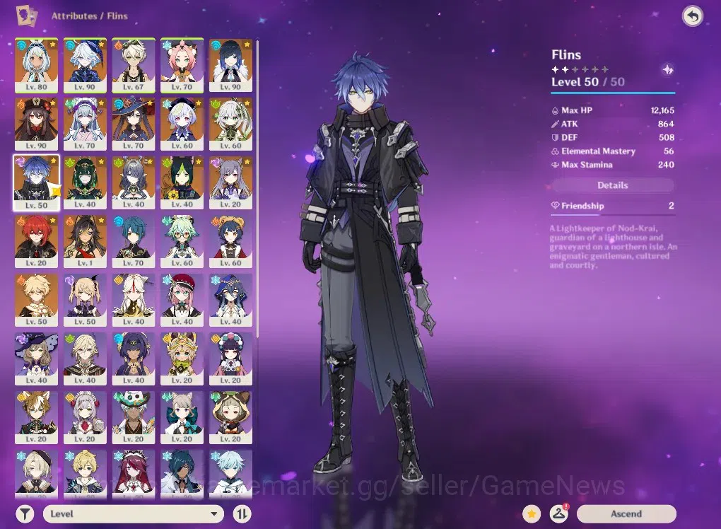 Genshin Impact Accounts ASIA|AR 56|8 Limited +5(*5Weapon)|Nefer,Lauma,Flin image 5