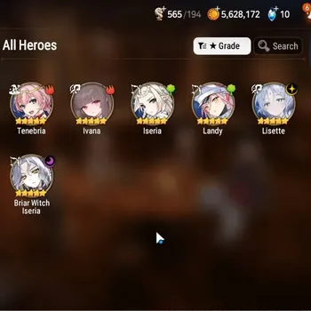 Epic Seven Accounts Starter Global|Unverif|Fresh Starter|2 ML(Lisette,Briar Witch Iseria)+Landy,Ivana,Etc|PoH+Bless ON|380