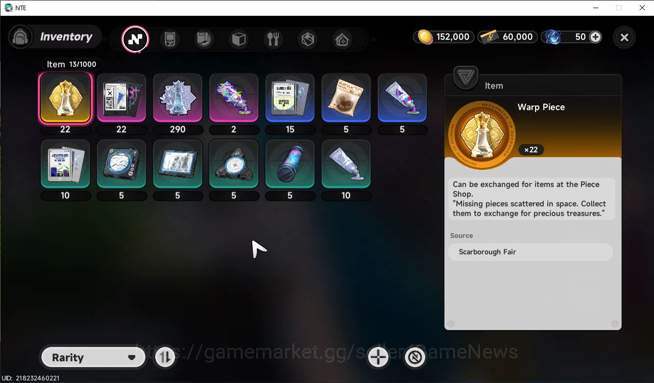 Neverness to Everness Accounts GLOBAL NA |HL 3| 1 SSR Meta Nanally | 4 SR [Haniel image 5