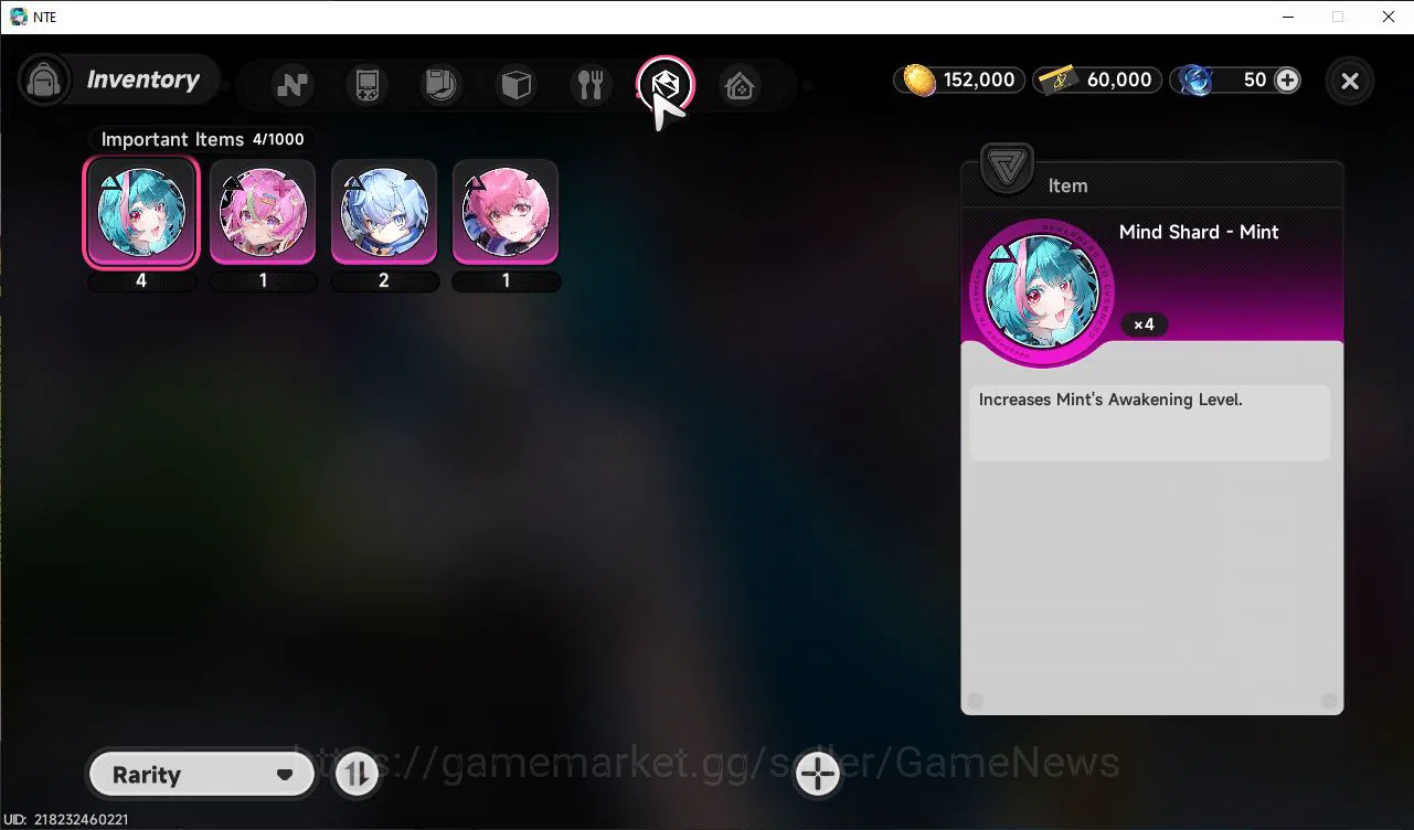 Neverness to Everness Accounts GLOBAL NA |HL 3| 1 SSR Meta Nanally | 4 SR [Haniel image 7
