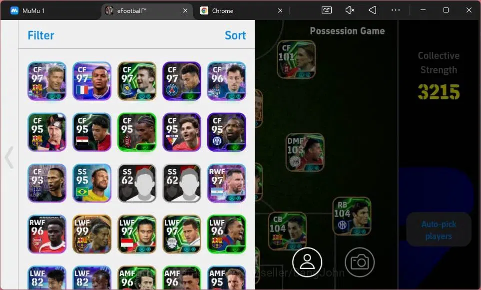 eFootball Accounts ANDROID|PW 3215|Epc Big-Time Eden Hazard,Ronaldinh image 3