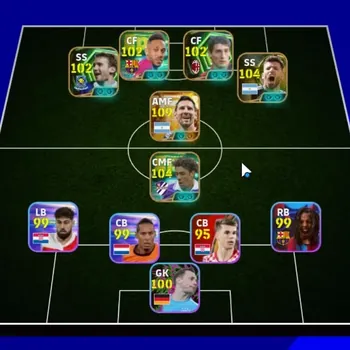 eFootball Accounts Legends & Iconic Players Android|Power 3120|Big Time Lionel Messi|6 Epic Sergio Aguero,Rui Costa,Daniele