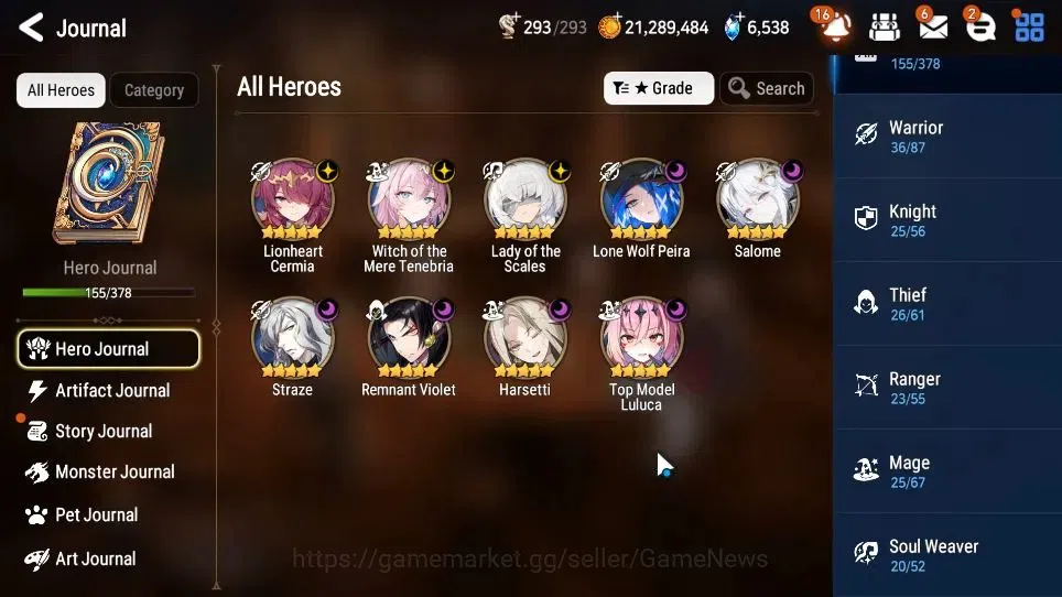 Epic Seven Accounts GLOBAL Unverif|New Era|9 ML[Salome,LOTScales,Har s image 6