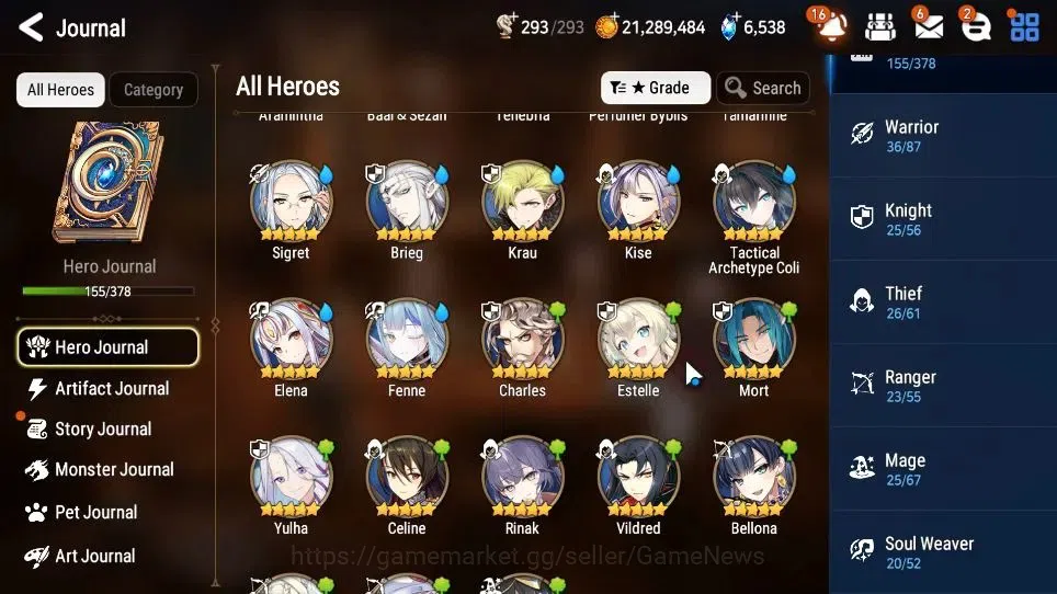 Epic Seven Accounts GLOBAL Unverif|New Era|9 ML[Salome,LOTScales,Har s image 8