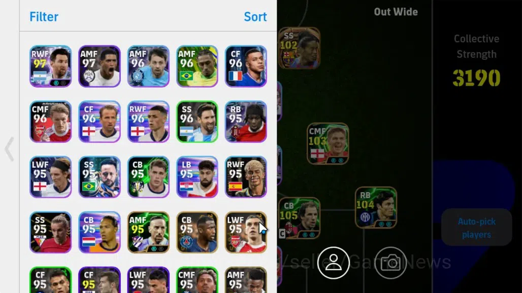 eFootball Accounts Android|Big Time Ronaldinho Gaucho,ShowTime Jude B image 2
