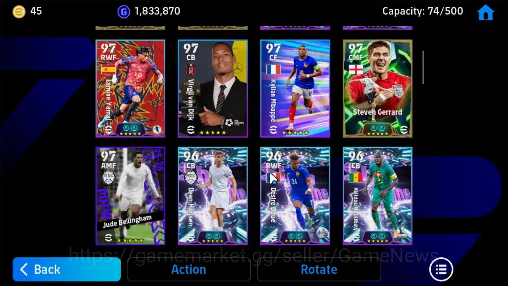 eFootball Accounts Android|Big Time Ronaldinho Gaucho,ShowTime Jude B image 6