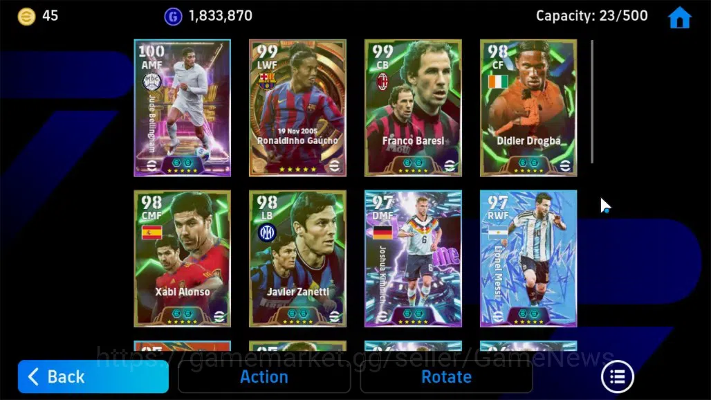 eFootball Accounts Android|Big Time Ronaldinho Gaucho,ShowTime Jude B image 8