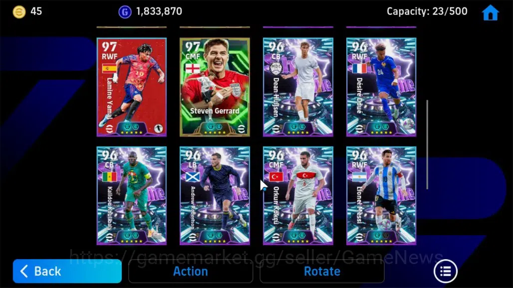 eFootball Accounts Android|Big Time Ronaldinho Gaucho,ShowTime Jude B image 9