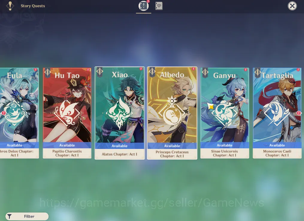 Genshin Impact Accounts ASIA|AR 44|4 Limited + 27(*4Character)|Linea,Furin image 4