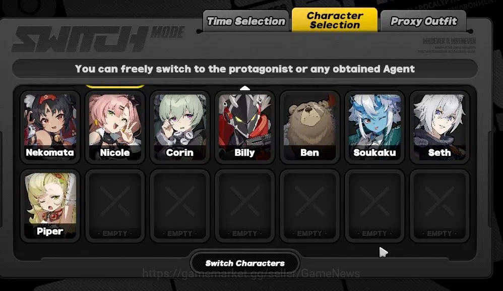 Zenless Zone Zero Accounts Starter ASIA|IK 30|S1 CH1|16 EMT|1 Limit(Ye ShunGuang+Sign)+1 STD Nekomata|MC Wise|Rate On|Take 2