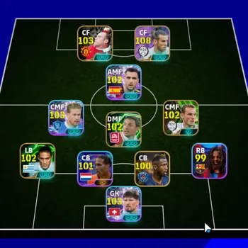eFootball Accounts Legends & Iconic Players Android|Big Time David Beckham|10 Epic Gareth Bale X Naruto,Wayne Rooney,Mark