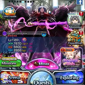 Grand Summoners Accounts End-Game Global|Rank 105|SP.Art Garou|18 Ascend 16 TW (DL Rimuru,Momon,Hazuki,Narberal Etc)+TW
