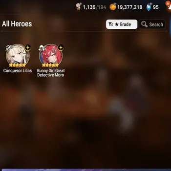 Epic Seven Accounts Starter Global UnVerif|Mor 15|2 ML(2 Bunny Girl Moro,Conqueror