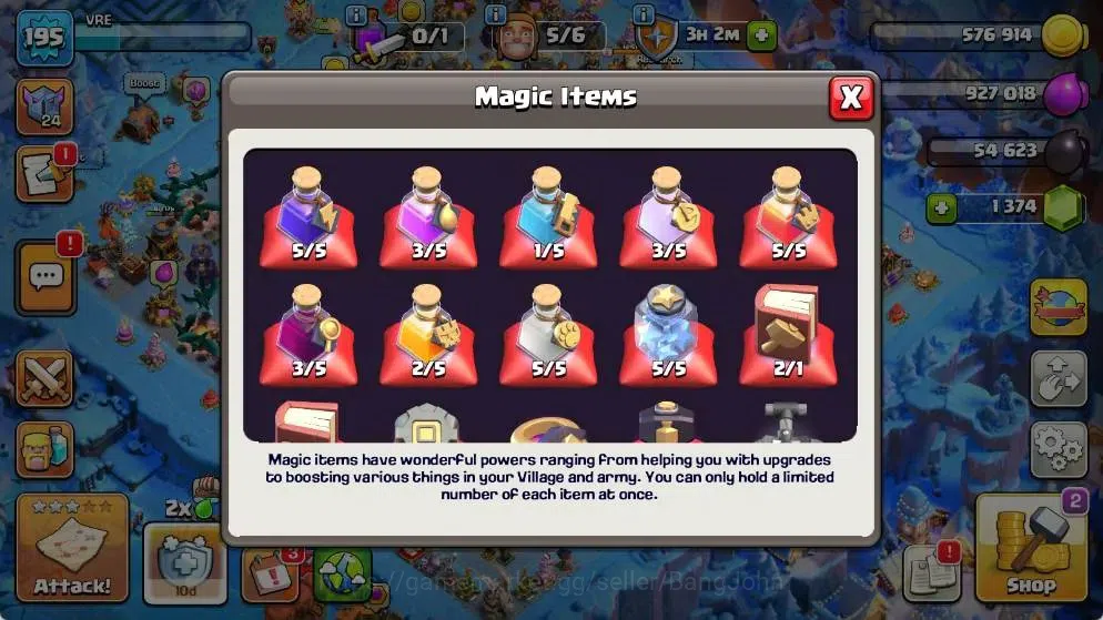 Clash of Clans Accounts Global |TH 16-BH 10|LVL 236|AQ 92 ,MP 60 ,GW 70 ,R image 3