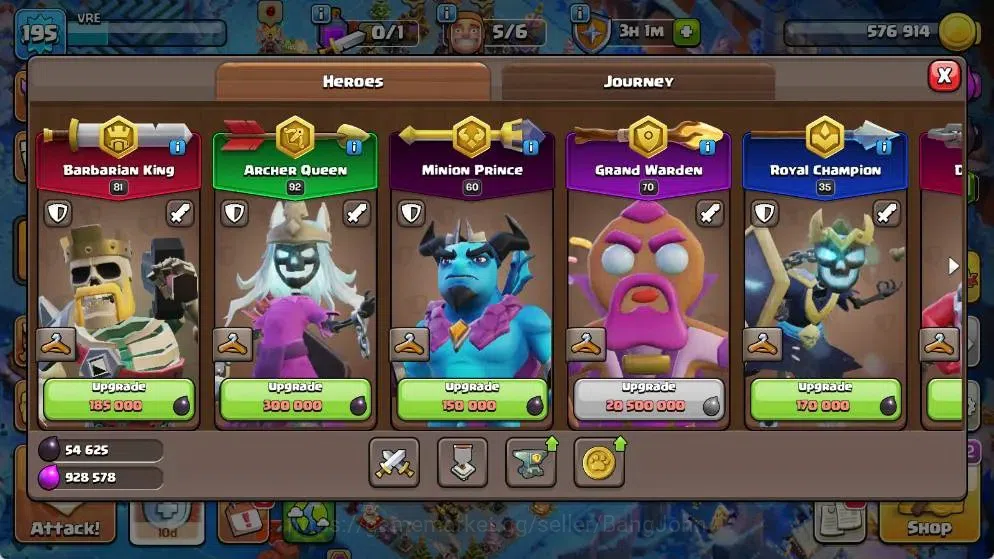 Clash of Clans Accounts Global |TH 16-BH 10|LVL 236|AQ 92 ,MP 60 ,GW 70 ,R image 7