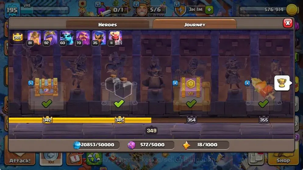 Clash of Clans Accounts Global |TH 16-BH 10|LVL 236|AQ 92 ,MP 60 ,GW 70 ,R image 9