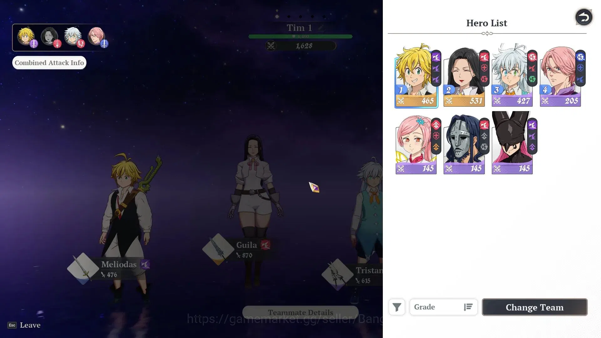 The Seven Deadly Sins: Origin Accounts europe| WL1|Lv2 Book of Stars|5* Black Flame Wings Lance|3 3