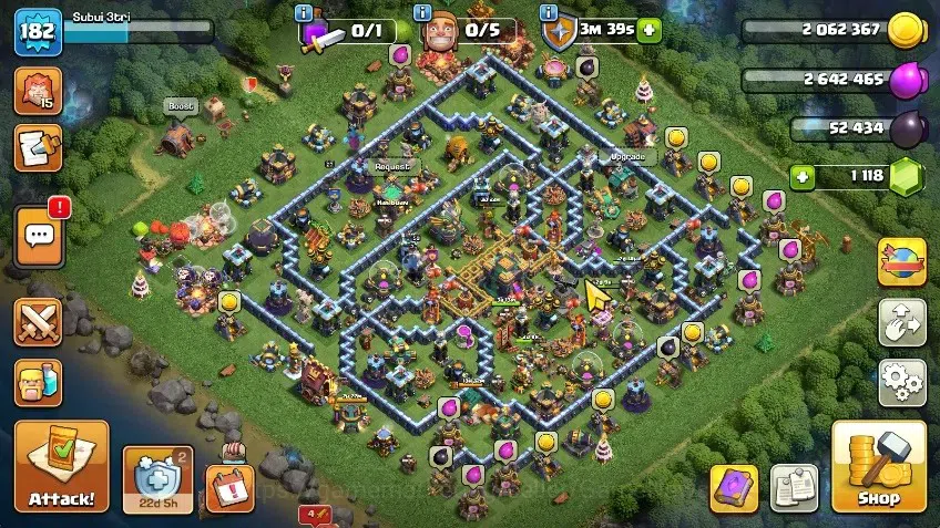 Clash of Clans Accounts High-End LV 182|TH 14-BH 9|HH 8|Limited Skin|BK 69,AQ 71,GW 50,MP 46,RC 27,|BM 11,BC15|CN 1
