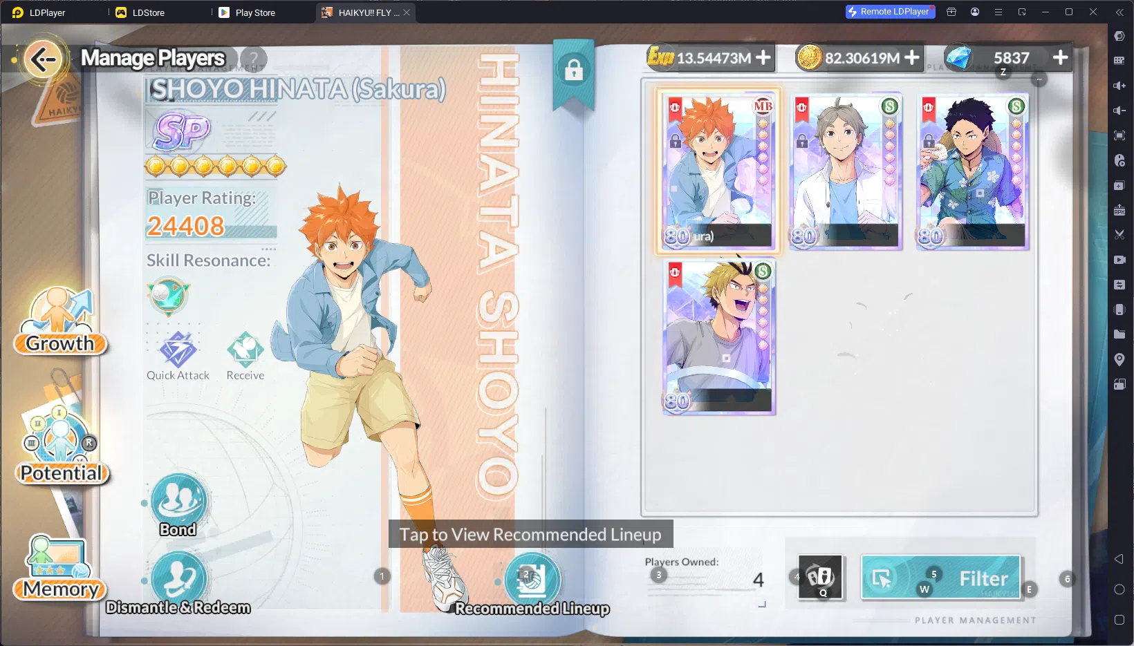 HAIKYU!! FLY HIGH Accounts SEA Lv60| 4SP | 5,8k DM |[Shoyo HinataR1, Sugawara image 14