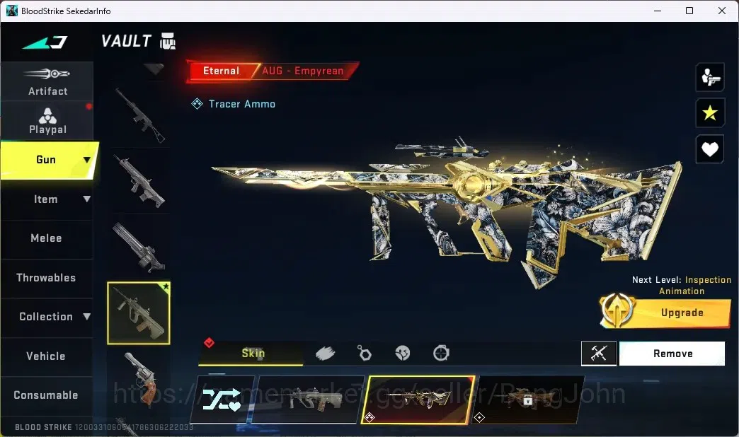 Blood Strike Accounts ASIA | 1 ETERNAL: AUG-Empyrean + Upgrade Point - ( image 2