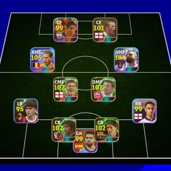 eFootball Accounts Legends & Iconic Players Android|9 Show Time Kevin De Bruyne,Mohamed Salah|Big Time Rivaldo|6 Epic Steven