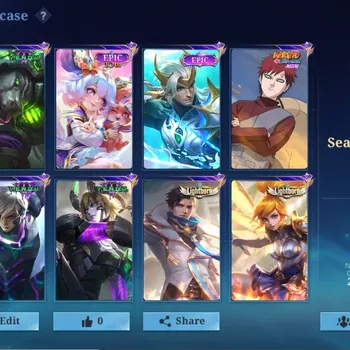 Mobile Legends: Bang Bang Accounts Others Global|81H 60S|Seasoned|2 Lightborn: Fanny, Granger|3 VENOM: Grock, Gusion