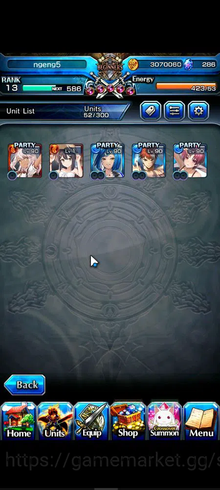 Grand Summoners Accounts Global|Rank 13|Starter 5 Ascend|Emiya ShirouTW,Sum image 3