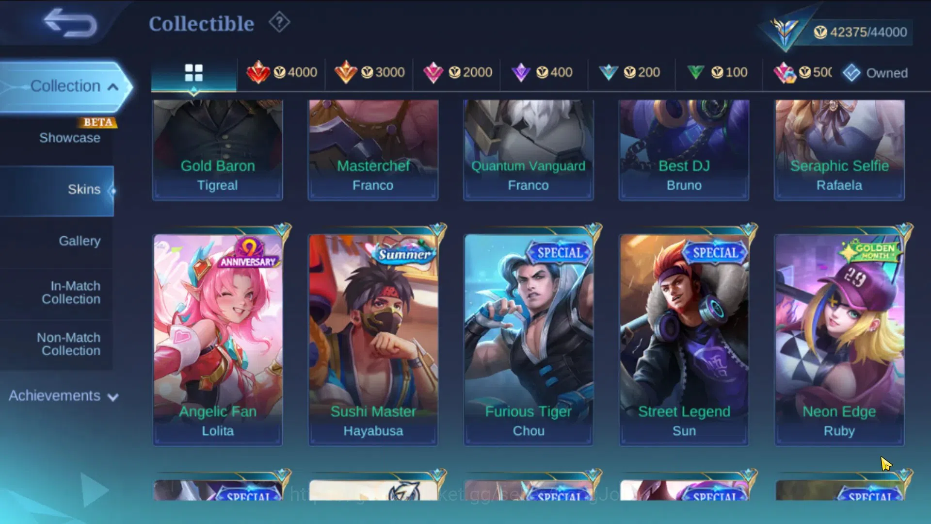 Mobile Legends: Bang Bang Accounts Global|Hero 129|Skin 209|Expert|CC Natalia|DT Lanc image 1