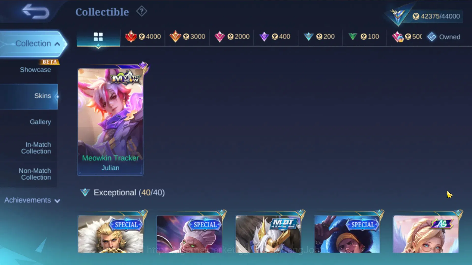 Mobile Legends: Bang Bang Accounts Global|Hero 129|Skin 209|Expert|CC Natalia|DT Lanc image 3