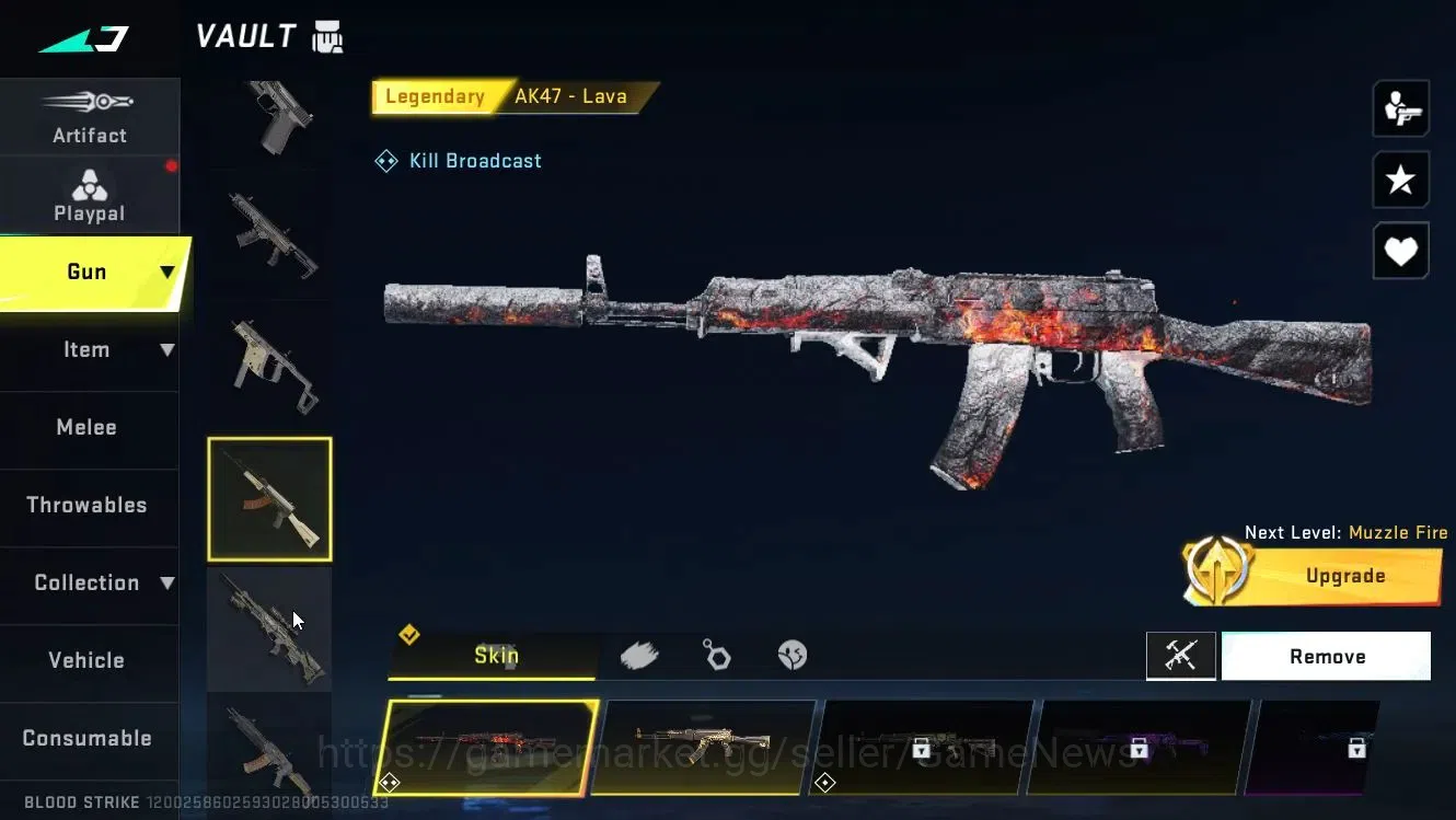 Blood Strike Accounts ASIA|ULTRA[EMMA,JET,Origin-12,SCAR,AR97]|Collab AO image 13