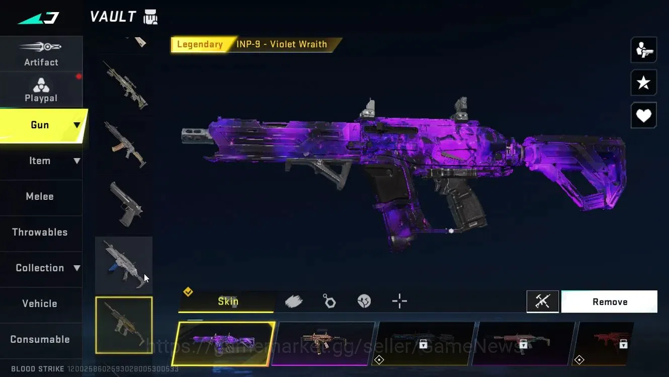 Blood Strike Accounts ASIA|ULTRA[EMMA,JET,Origin-12,SCAR,AR97]|Collab AO image 16