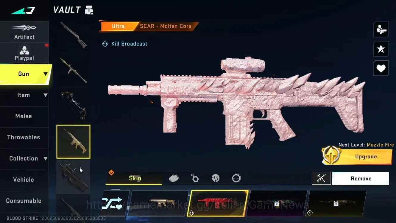 Blood Strike Accounts ASIA|ULTRA[EMMA,JET,Origin-12,SCAR,AR97]|Collab AO image 18