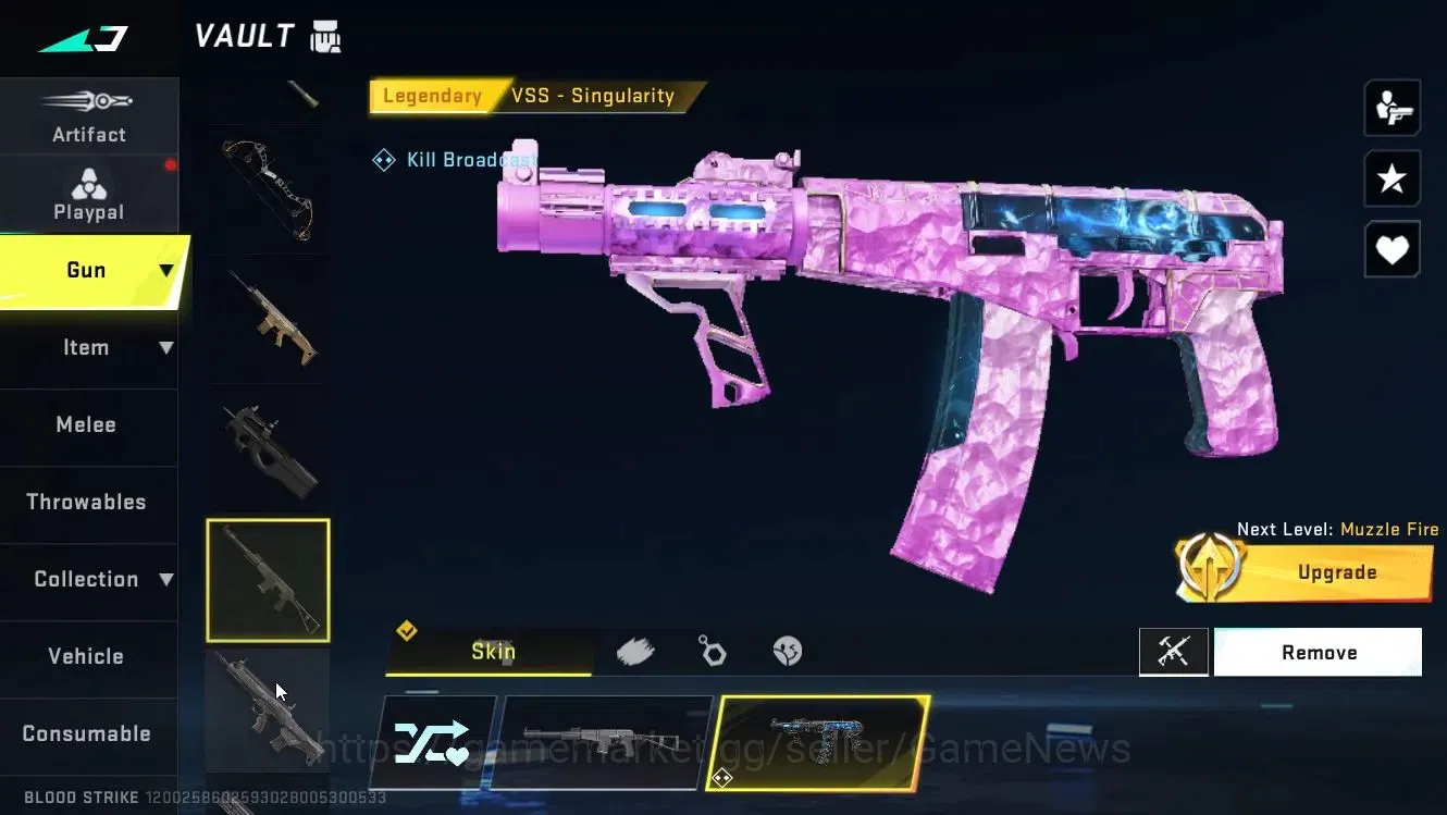 Blood Strike Accounts ASIA|ULTRA[EMMA,JET,Origin-12,SCAR,AR97]|Collab AO image 19