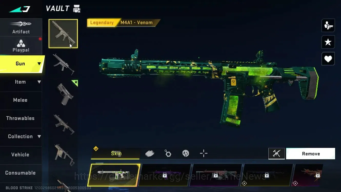 Blood Strike Accounts ASIA|ULTRA[EMMA,JET,Origin-12,SCAR,AR97]|Collab AO image 9