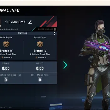 Blood Strike Accounts Others ASIA| 1 ETERNAL: M4A1-Blight's Embrace|1 OPM Parachute|Check SS BS2556B