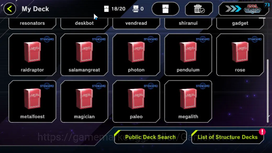 Yu-Gi-Oh! Master Duel Accounts Lv 18 |18 Deck |VS K9,Yummy,Resonator,Dragonmaid,E image 3