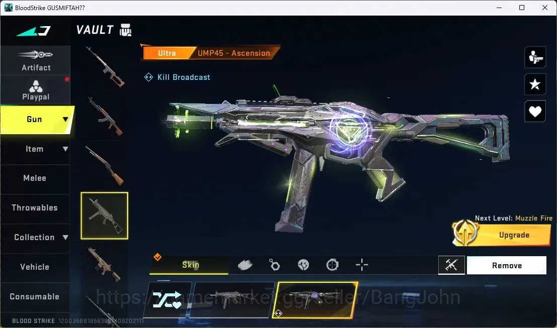Blood Strike Accounts ASIA | 1 ETERNAL: Bizon-Seraph| 7DS: AK-47 Sacred  image 4