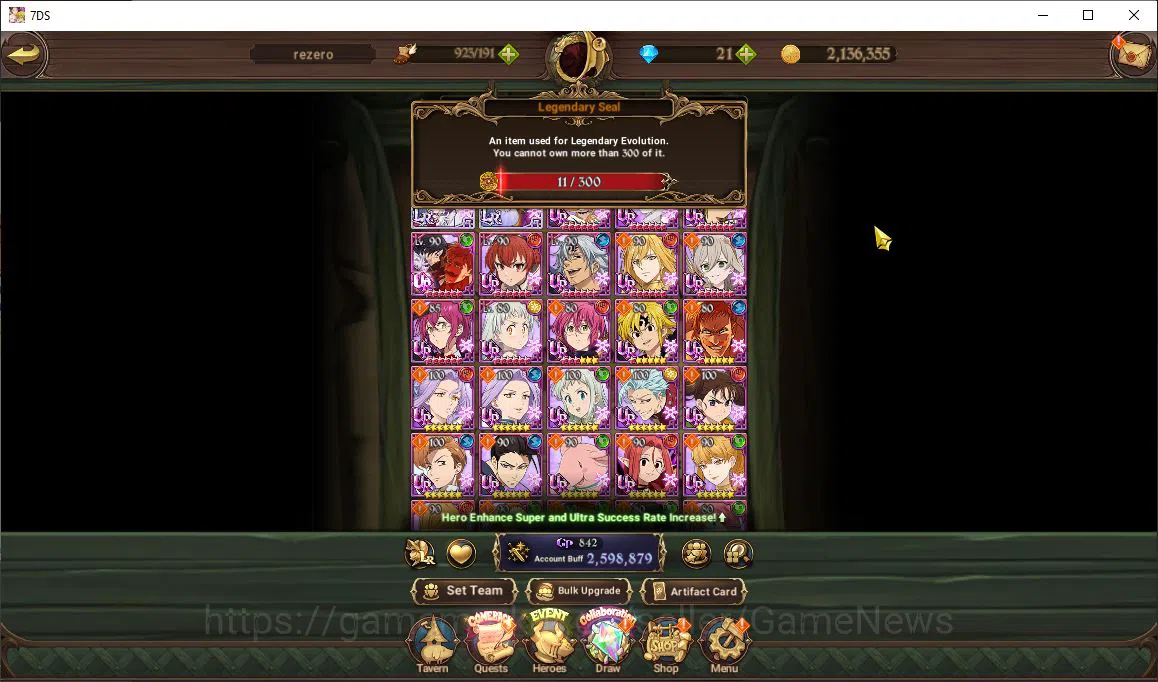 The Seven Deadly Sins: Grand Cross Accounts ASIA|2,5M CC|2 LR+2 UR+Colab|Subaru&Beatrice,Helbr image 19