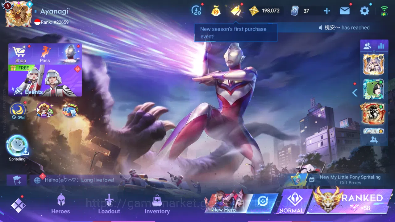 Honor of Kings Accounts Hero 111|Skin 197|Blessed LiuBei|Seiya Mozi,Liang, image 2