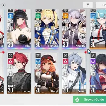 Chaos Zero Nightmare Accounts GLOBAL|Lv 30|4