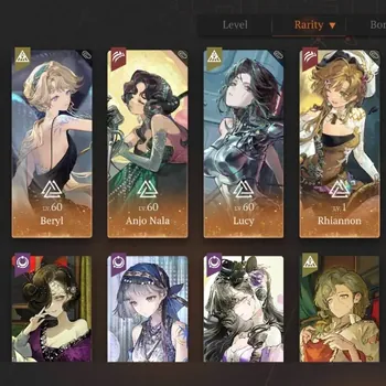 Reverse: 1999 Accounts Endgame Global|Lv 63|28 SSR 6 Limited|The Twins,Beryl,Anjo Nala,Lucy,Rhiannon + Psychube,Liang