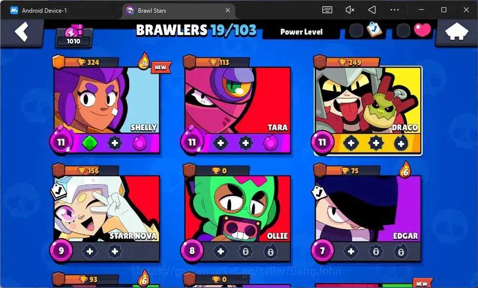 Brawl Stars Accounts Global | 1010 Thropy |19 Brawler | 3 Max Hyperchar image 5